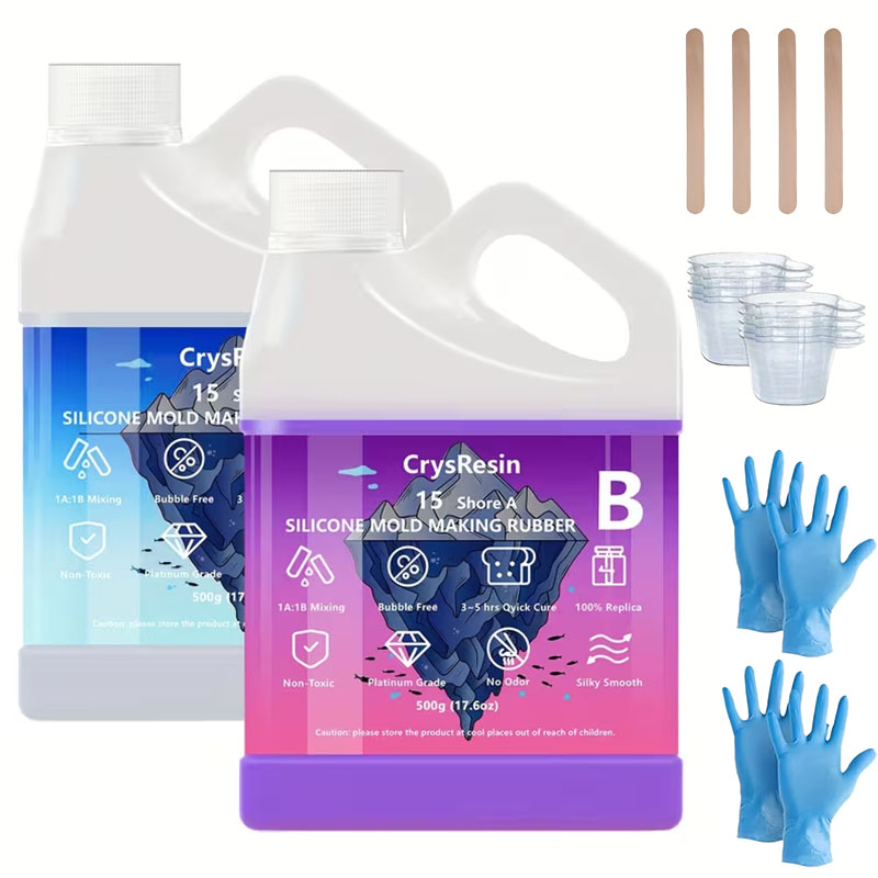 Soap Making Liquid - 500ml 2 Flessen Vloeibare Siliconen voor