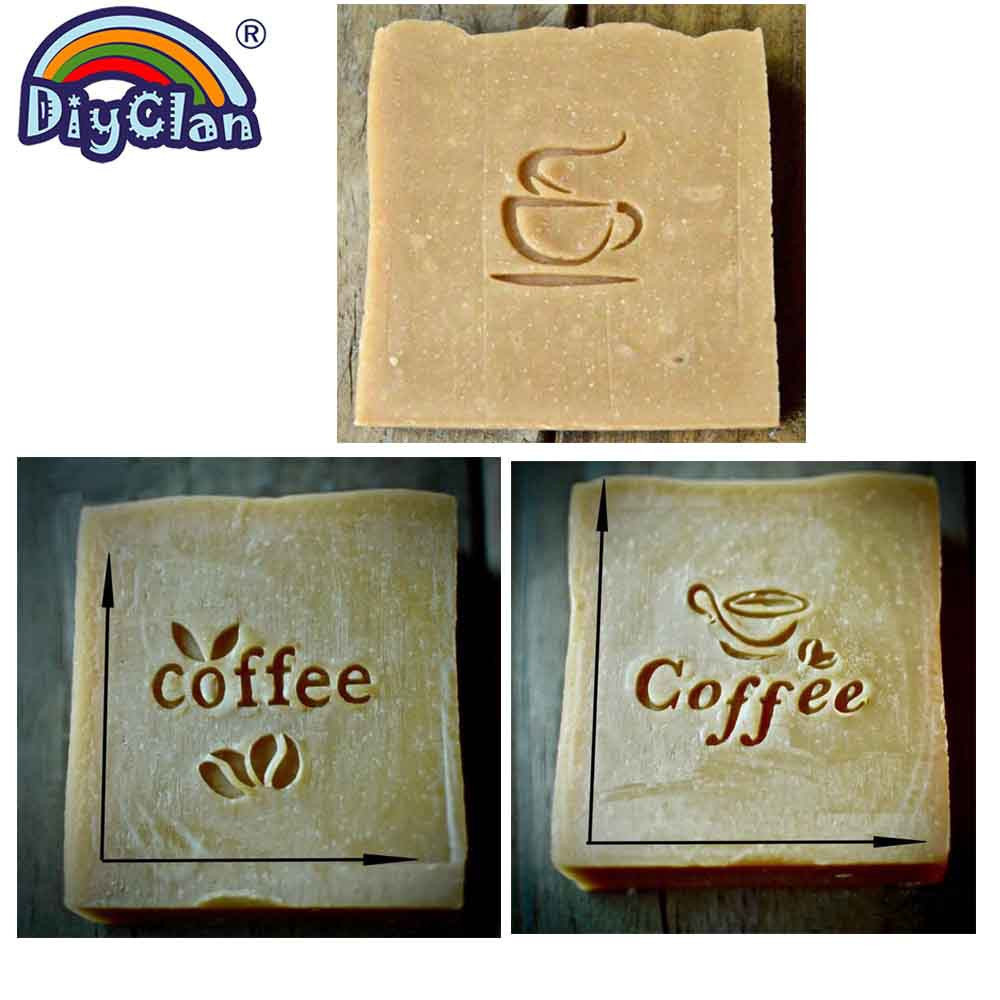 Soap Making Websites - Koffieboon Patroon Handgemaakte Zeep Stempel Koffiekopje