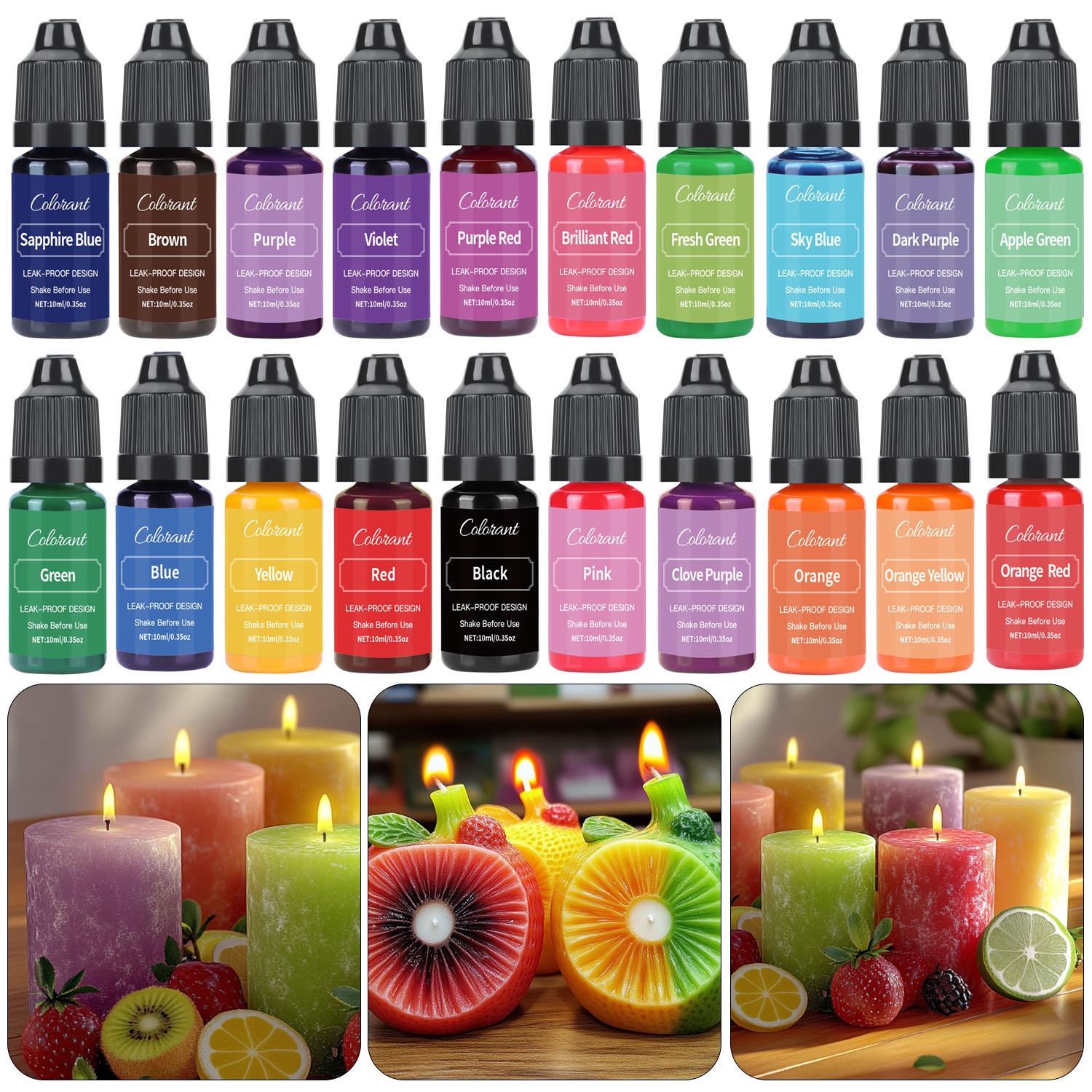 Soap Making Liquid - Vloeibare Kaars Kleurstof Voor Soja Wax