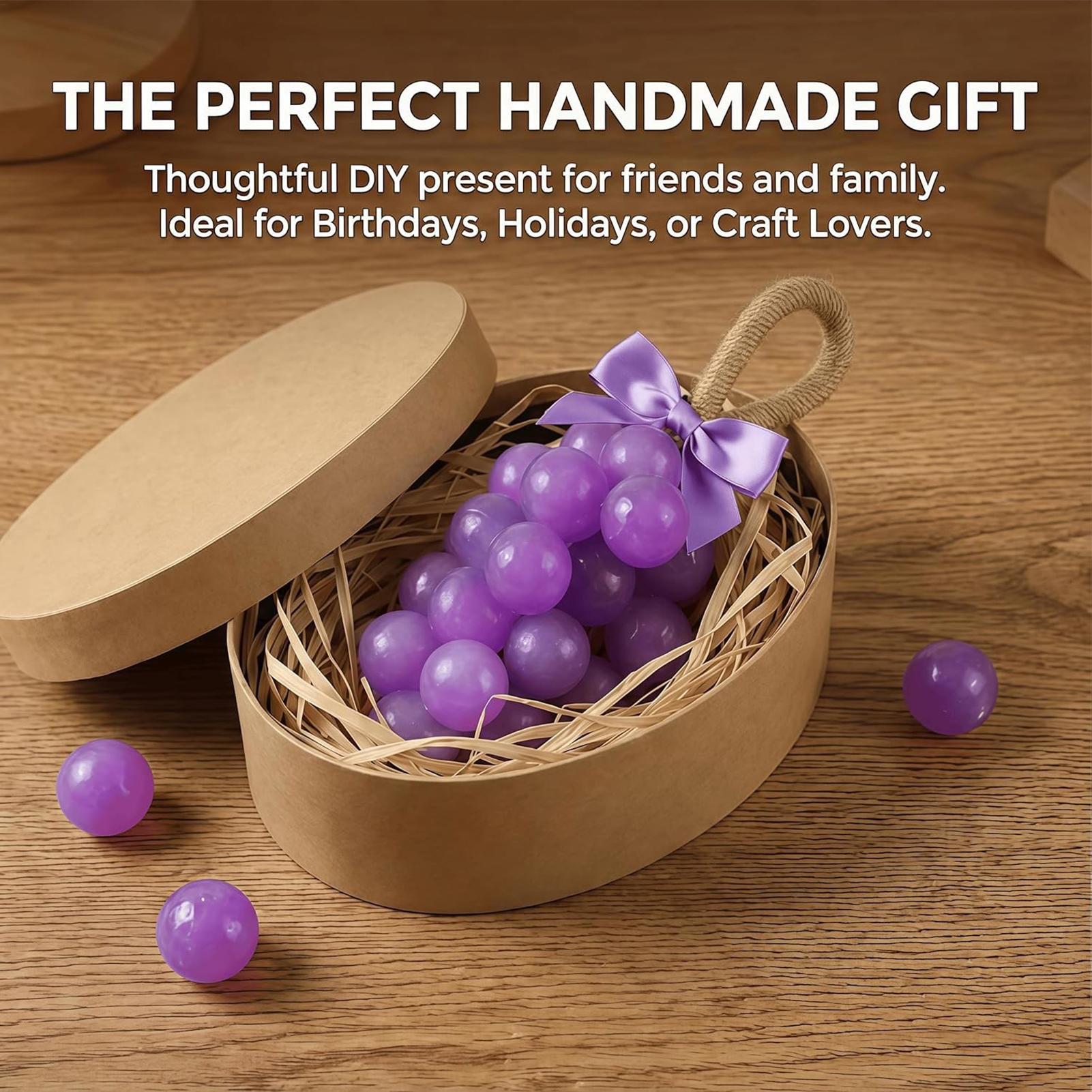 Soap Making Diy Kit - Druivenzeepvorm Gemakkelijk los te maken voedselveilige