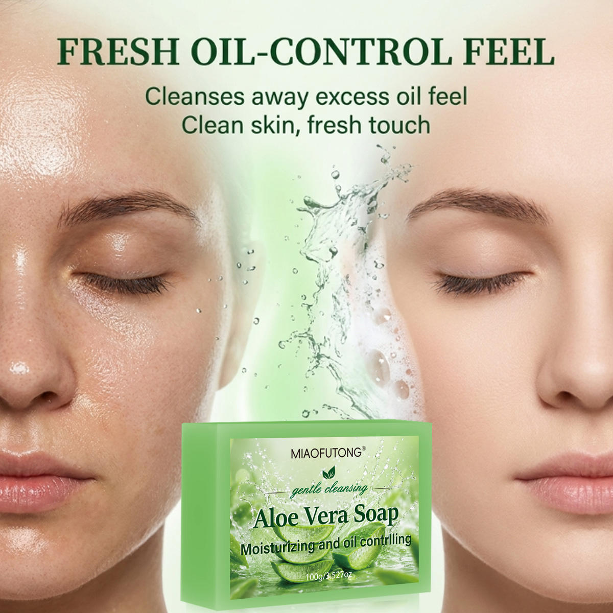 Castor Oil Soap - 4-in-1 Aloë Vera Handgemaakte Essentiële Olie