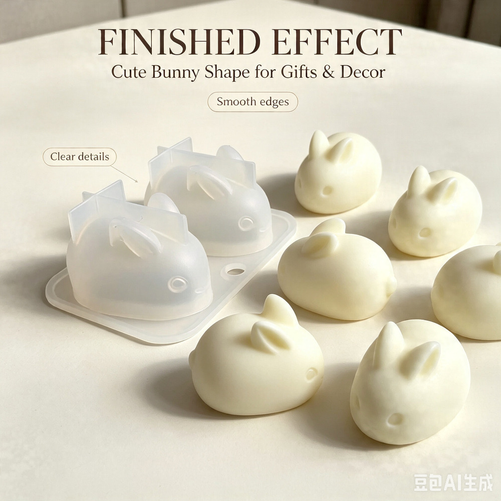 3D Mini Konijn Siliconen Mal F - Soap Mold Silicone Loaf recensie en prijs