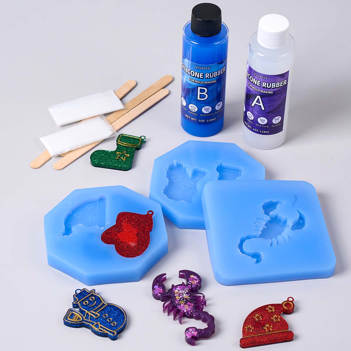118ml/296ml siliconen mal maak - Soap Making Liquid recensie en prijs