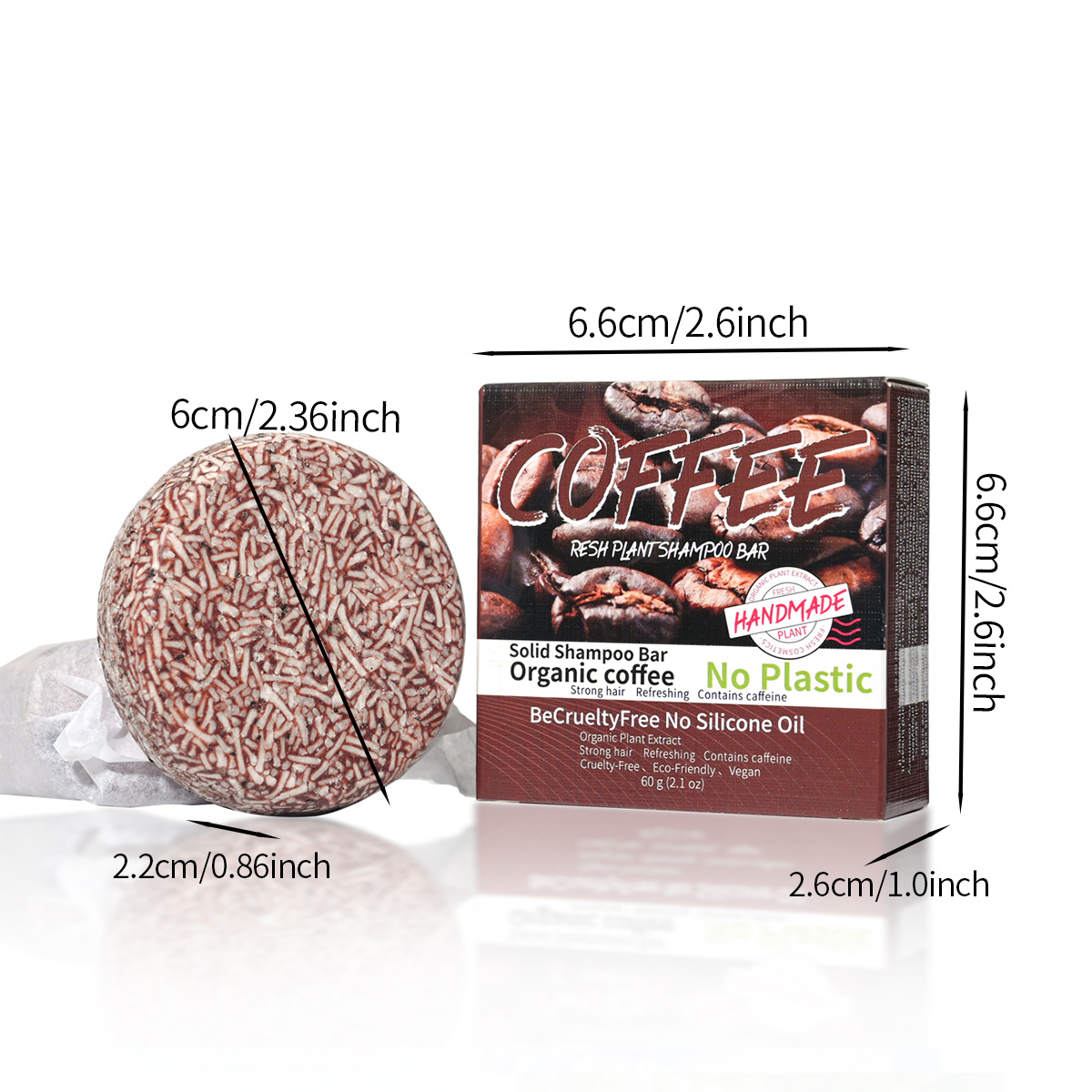 Koffie-aroma shampoo, voedende - Castor Oil Soap recensie en prijs