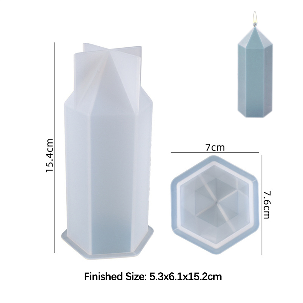 3d Zeshoekige Kolom Kaarsen Ma - Soap Making Diy Kit recensie en prijs