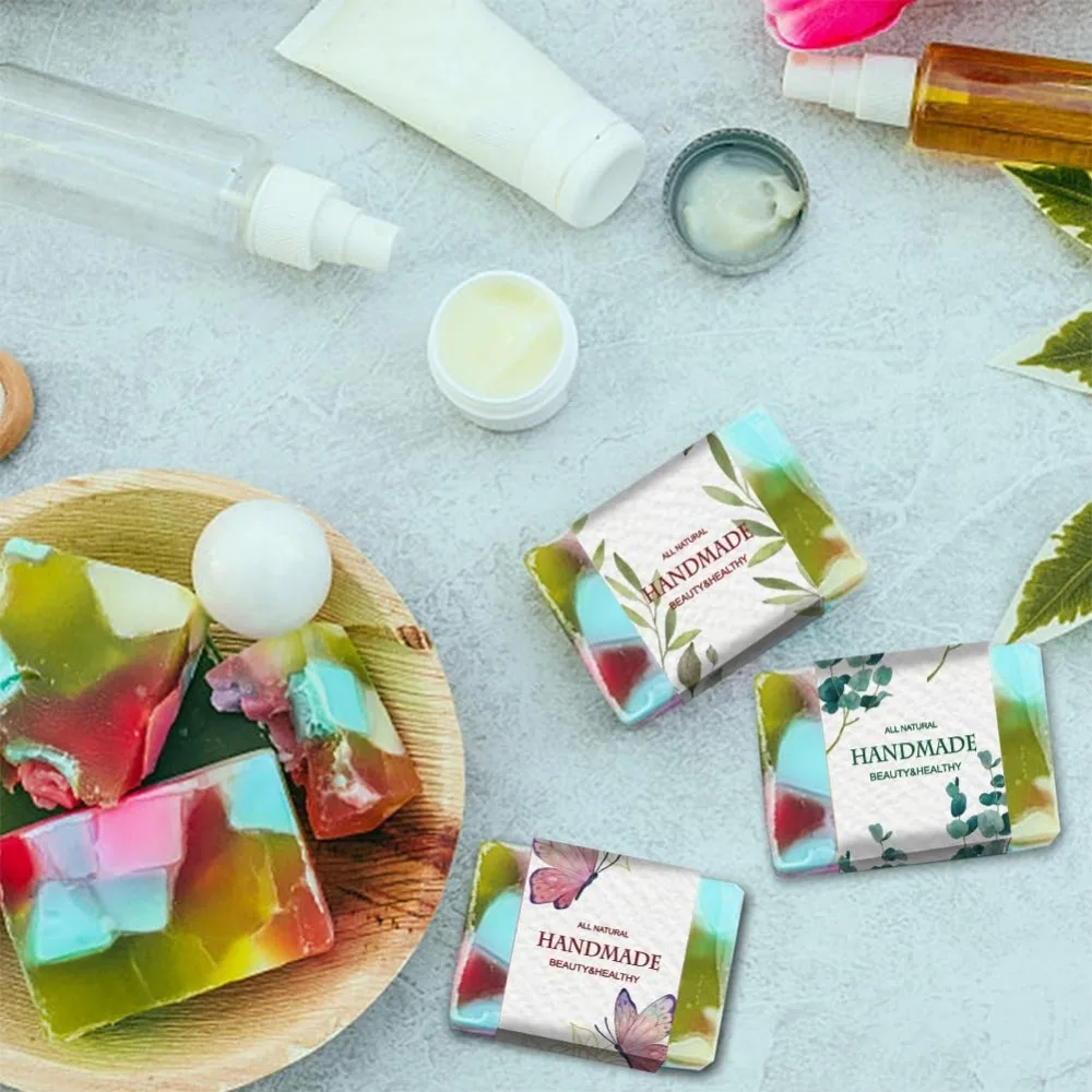 90 STKS Handgemaakte Wrap Labe - Soap Making Websites recensie en prijs