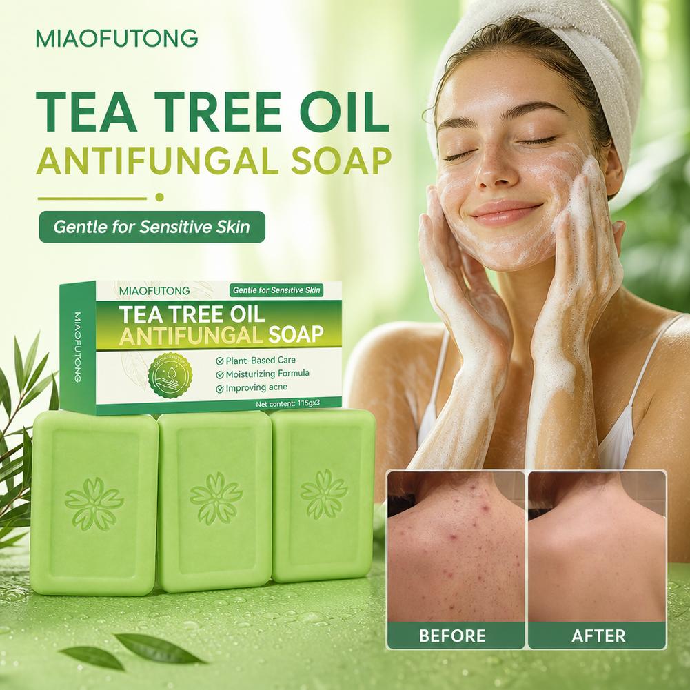 3 stuks Tea Tree Oil Soap Bar  - Castor Oil Soap recensie en prijs