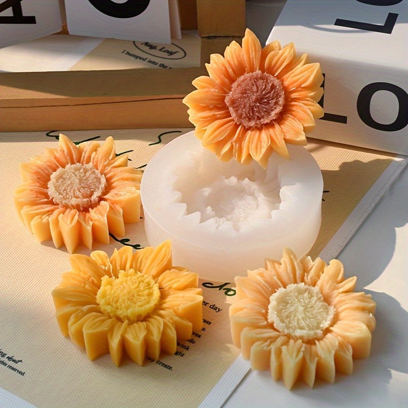 Levendige 3D zonnebloem silico - Soap Making Name recensie en prijs