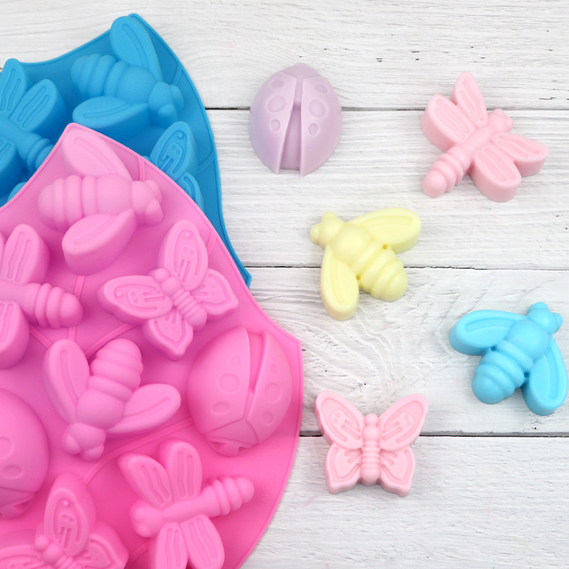 8-gaats insect vlinder silicon - Soap Making Websites recensie en prijs