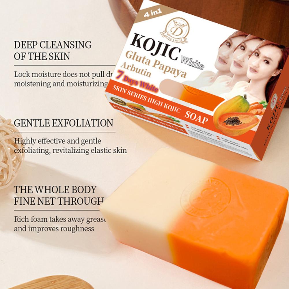 160g Papaya Kojic Acid Essenti - Castor Oil Soap recensie en prijs