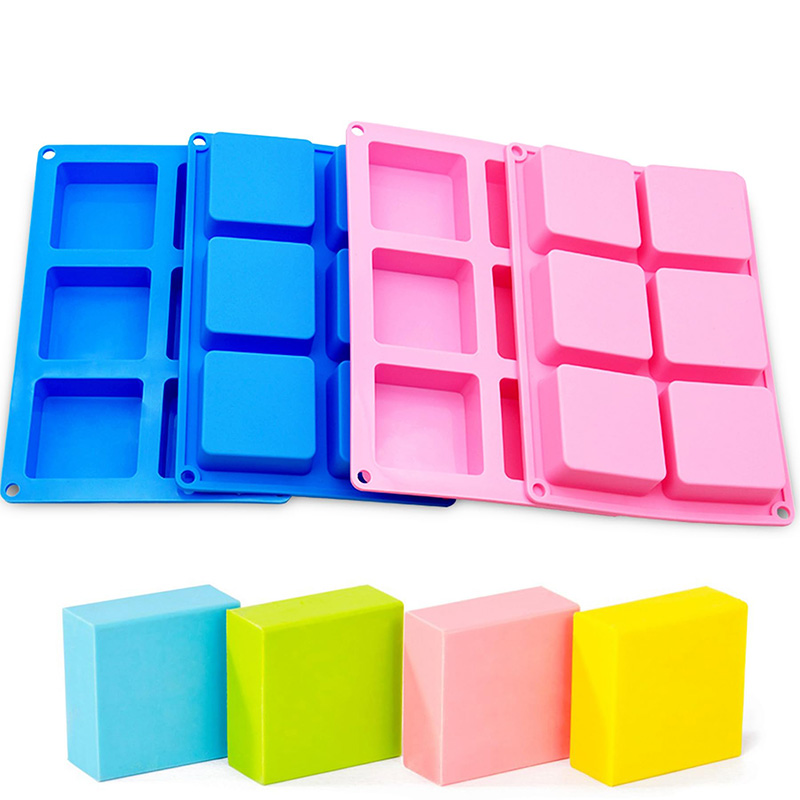 Vierkante Zeepvormen 6-holte A - Soap Mold Silicone Loaf recensie en prijs
