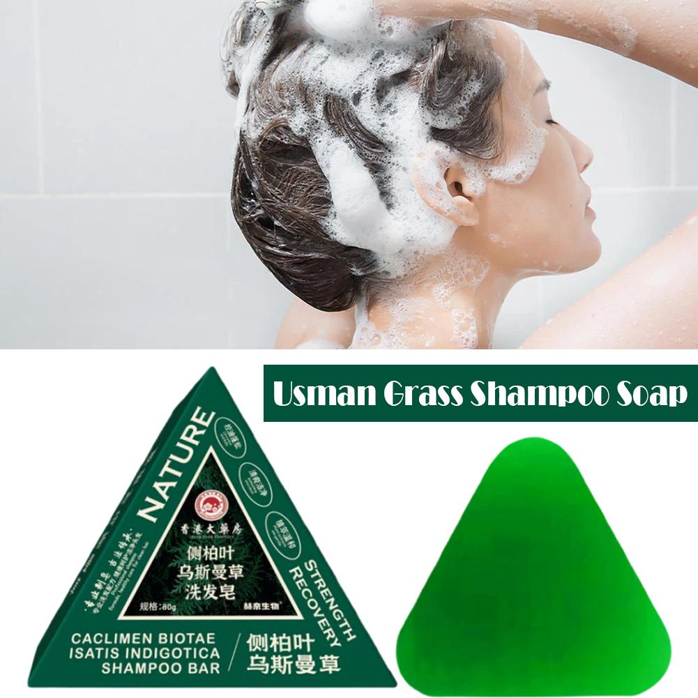80g Usman Grass Solid Shampoo  - Castor Oil Soap recensie en prijs