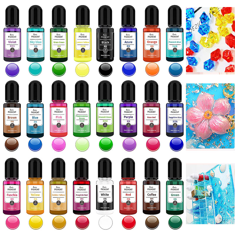 10 ml/fles Epoxyhars Pigment V - Soap Making Liquid recensie en prijs