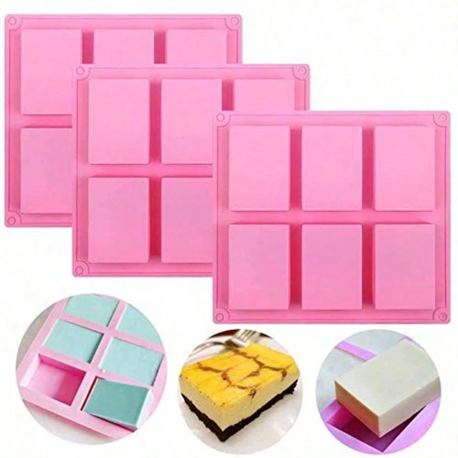 1-2 stuks 6-delige doe-het-zel - Soap Mold Silicone Loaf recensie en prijs