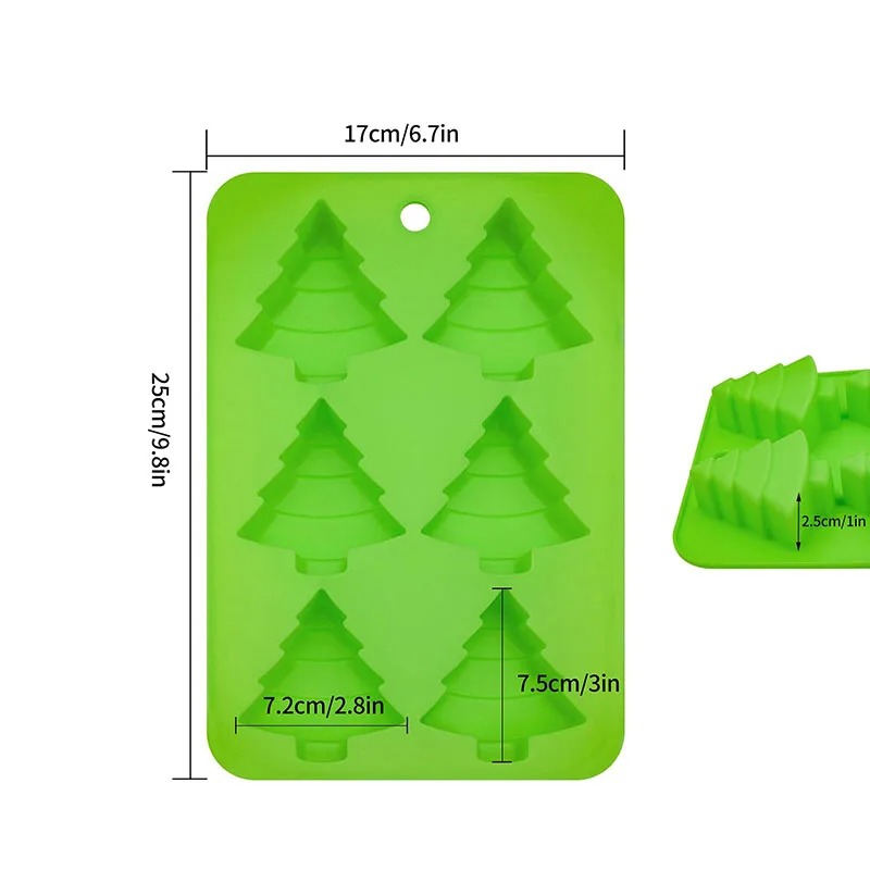 Kerstboom siliconen mallen voo - Soap Making Websites recensie en prijs