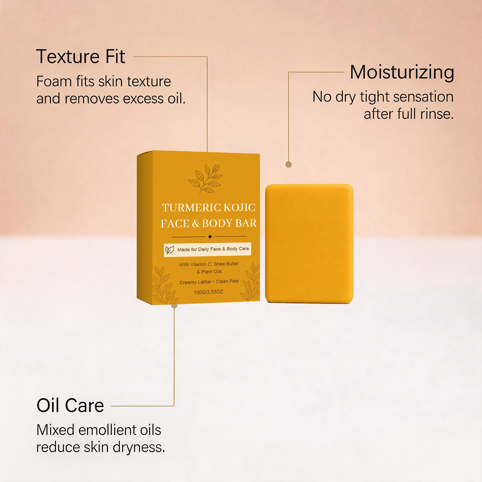 Kurkuma Kojic Acid Handgemaakt - Castor Oil Soap recensie en prijs